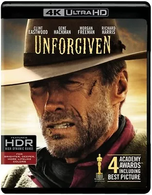 Unforgiven [New 4K UHD Blu-ray] With Blu-Ray UV/HD Digital Copy 4K Mastering • $20.56