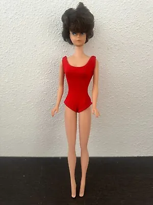 Vintage Mattel Doll Midge 1962 Barbie Brunette Bubble Cut Straight Leg • $79.99