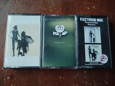 Fleetwood Mac Cassette Tape Lot Rumours Greatest Hits Stevie Nicks • $15.99