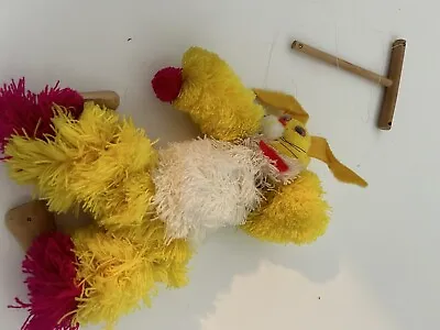 Rabbit Marionette Puppet Bunny Yellow • $9.90