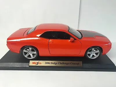 Maisto Diecast Dodge Challenger Concept 1/18 Muscle Car NO RESERVE • $16.99