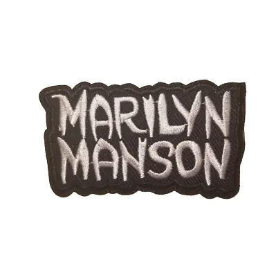 Marilyn Manson Iron-on Patch | American 90s Hard Rock Goth Heavy Metal Band • $3.23