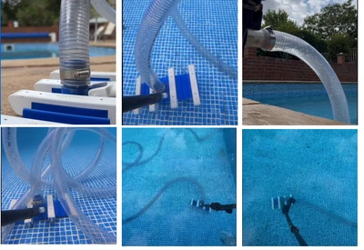 £7.13 • Buy Swimming Pool Pipe Cleaning Hose Filter Pumps 38mm 1 1/2  Wire Reiniforced