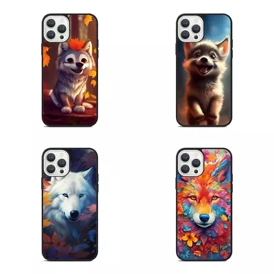 Case For Galaxy S20 S21 FE S22 S23 S24 Plus Ultra Tiny Wolf Winter Autumn • $7.99