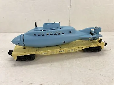 Geller Toy Trains Boy's Train Flat W/submarine • $45