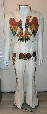 Elvis Presley Reproduction American Eagle Jumpsuit And Belt As Worn On Stage • $6600