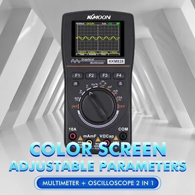 £70.69 • Buy 2021 KKmoon KKM828 2-in-1 LCD Digital Handheld Oscilloscope Multimeter Tester