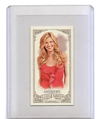 ERIN ANDREWS 2012 Topps Allen & Ginter A&G Back Mini #75 • $2.99