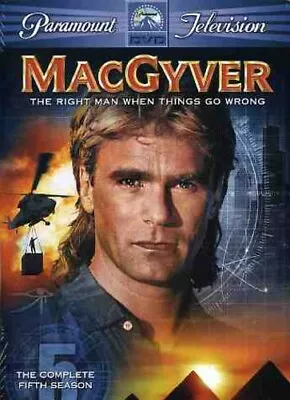 MacGyver - The Complete Fifth Season DVD NTSC Full Screen Color Closed • $10.11