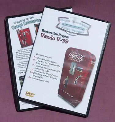 Restoration DVD Tutorial For The Vendo V-39 Soda Pop Machine • $37.50
