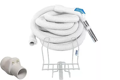 Genuine Vacuflo 30' Turbogrip Low Voltage Central Vacuum Hose W/ Rack 7352-30 • $146.49