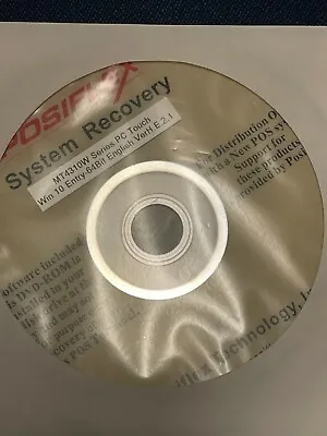 $14.99 • Buy POSIFLEX POS System Recovery CD MT4310W MT-4310W Model