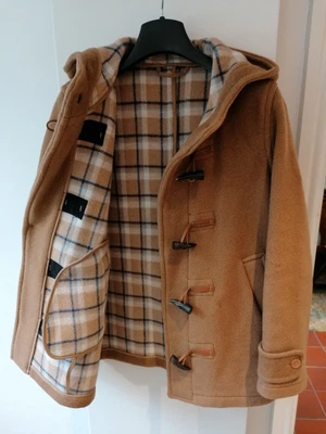 £23 • Buy Montgomery Womens Duffle Coat Horn Toggles Camel Made In England  6-8 S Petite 