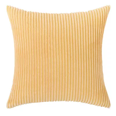 16  18  20  24 Jumbo Cord Corduroy Plush Plain Soft Cushion Cover Pillow Cases • £5.49