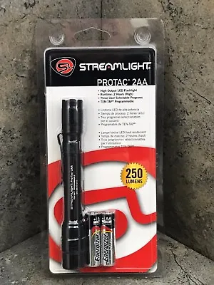 Streamlight ProTac 2AA LED Flashlight 88033  250 Lumens • $47.99