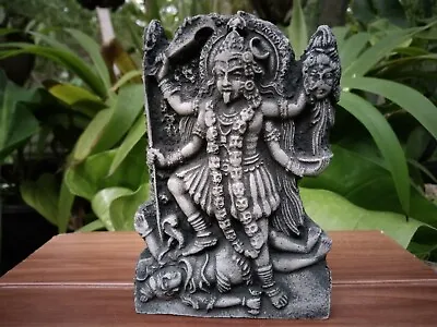 $69.98 • Buy Lord Kali Statue Kala Matha Sri Durga Goddes Of Time Hindu Goddess Figurine