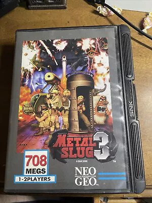 Authentic Metal Slug 3  (Neo Geo AES 2000) USA • $4295