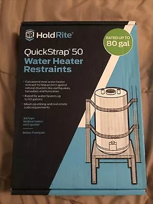 = HOLDRITE Quickstrap 50 Water Heater Restraints 80 Gal QS-50 NEW • $21