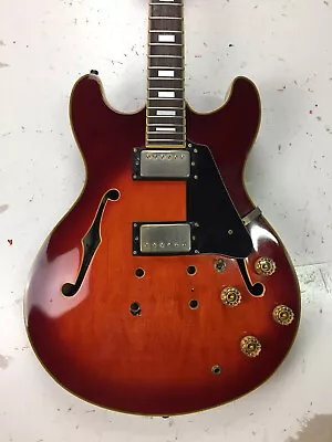 [Project] Aria Pro II TA-03 Semi-hollow Electric Guitar (Violin Sunburst) • $53.75