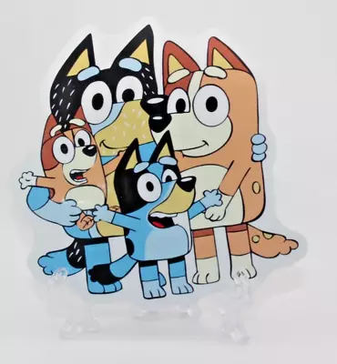 4  Bluey Family Logo Sticker Vinyl Decal Window Bottle Computer Tablet • $4