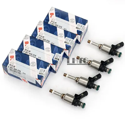  4x Fuel Injectors OEM Genuine Bosch For VW GTI Tiguan AUDI A3 A4 A5 Q5 TT 2.0L • $156