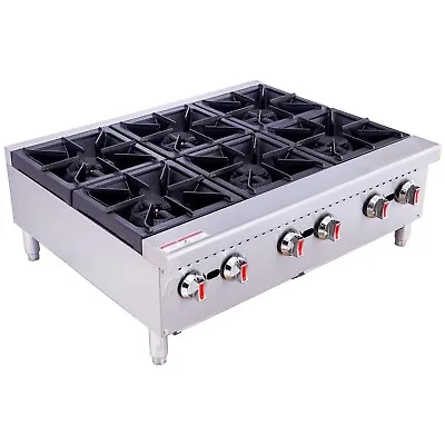 Clivia Countertop Gas Stove Hotplates Commercial Top Gas Range Cooking Equipment • $1079.99