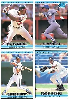 $1.39 • Buy 1992 Donruss Baseball Pick Your Player