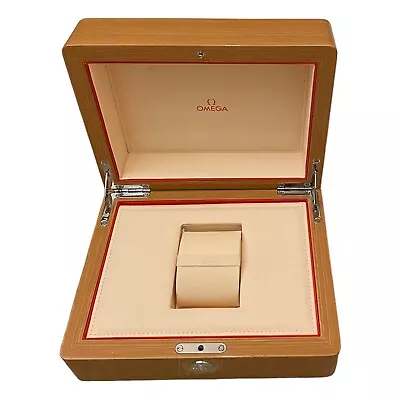 £129.99 • Buy Omega Wooden Lacquered Watch Box With Draw String Pouch