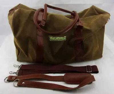 Margaritaville Duffle Travel Bag Green Brown PVC Large • $64.99