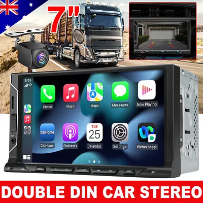 7inch Double DIN Car Stereo Radio WiFi For Android/Apple CarPlay Head Unit Touch • $117.95