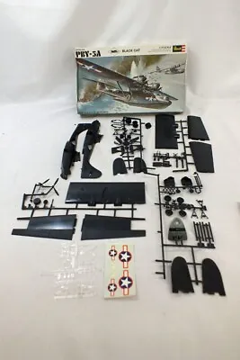 Vintage Revell PBY-5A Catalina Black Cat Aircraft USAF 1:72 Model Complete • $24