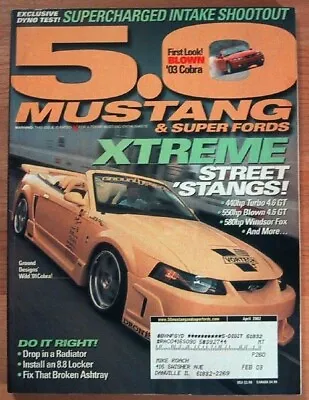 5.0 Mustang 2002 Apr - Killer Street Warriors Dynos • $8.95