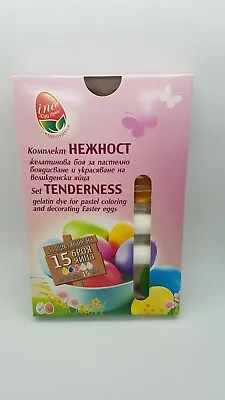 Set Tenderness Gelatine Dye Paint For Pastel Easter Eggs  Reduced Colorants  INO • £5.65