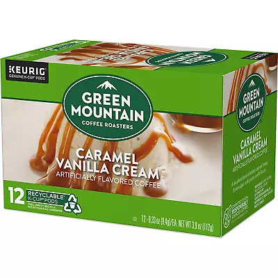 Green Mountain Coffee Roasters Caramel Vanilla Cream Keurig Single-Serve K-Cup • $14.99