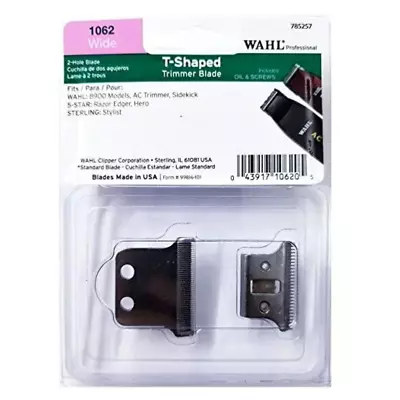 Wahl Wide T-Shaped Blade Set For Sterling Trimmer WA1062 • $56.05