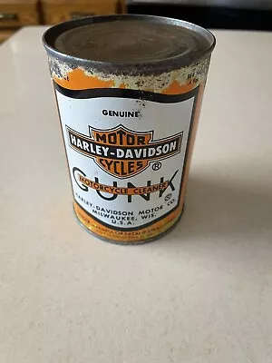 Vintage Harley Davidson Motorcycles Gunk Tin Can Motor Oil  Unopened • $41