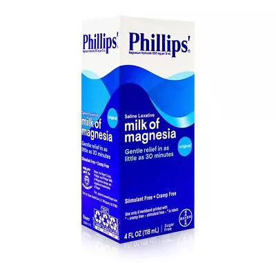 1 Phillips' Milk Of Magnesia 4oz  • $10.99