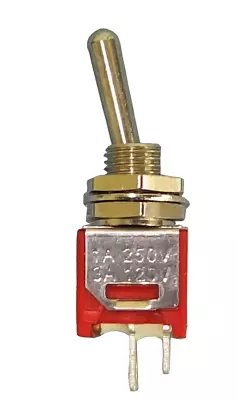 Philmore # 30-10030 SPST ON-OFF Sub-Mini Toggle Switch 3A@120V AC/28V DC • $2.79