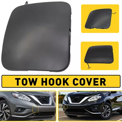 New 622A0-5AA1H Front Tow Hook Cover - Unpainted Fit For 2015-2019 Nissan Murano • $9.99