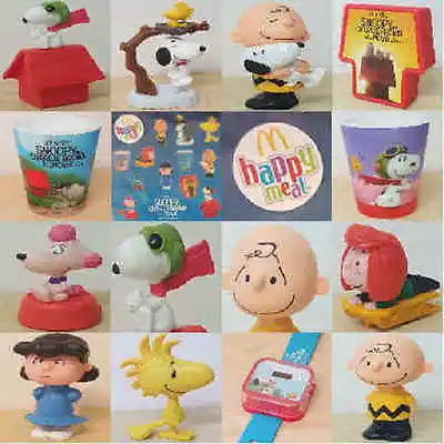 McDonalds Happy Meal Toy 2015 Charlie Brown Snoopy Lucy Single Toys - Various • £4