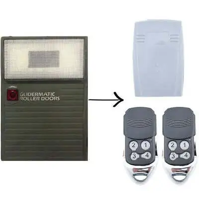 Gliderol Compatible Garage Door Remote Upgrade Kit For Glidermatic Deluxe Motors • £43.78