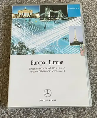 Mercedes Benz Europe 4.0 Sat Nav Disc Dvd Rom Europe Satellite Navigation Used • £19.99