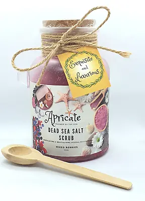 £14.95 • Buy Apricate, Dead Sea Bath Salts Body Scrub Exquisite & Luxurious Mixed Berries