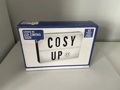 £5.99 • Buy LED Light Up Letter Box Cinema Style Sign 