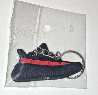 $9.92 • Buy NEW 1 Adidas Black Yeezy SPLY 350 Boost Sneaker Keychain Shoe