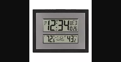 512-65937 La Crosse Technology Atomic Digital Wall Clock With Forecast TX141V3 • $39.99