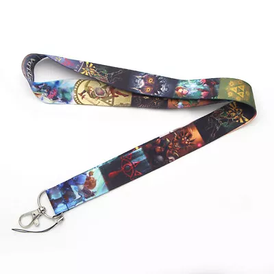 Zelda Breath Of The Wild Neck Strap Lanyards ID Card Keys Clip Mobile Phone Rope • $7.39
