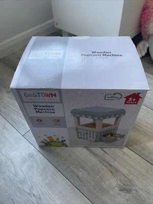 £9.99 • Buy Little Town Timeless Toys Wooden Popcorn Machine Brand New In Box