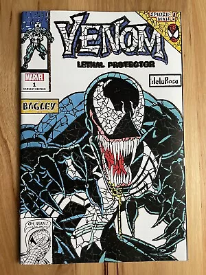 Venom Lethal Protector #1 Shattered Variant  White Error  LTD • $45