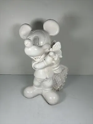 1997 Disney Mickey Mouse #828 12  Statue Display Figure Planter  Unpainted • $31.99